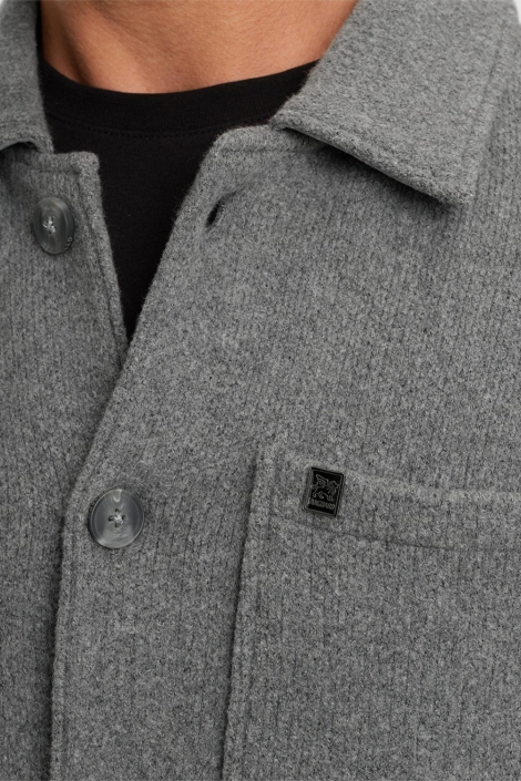 Vanguard button jacket cotton blend stretch